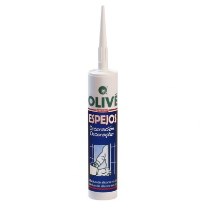 SILICONA BLANCA ESPEJOS OLIVE G-64 300ML