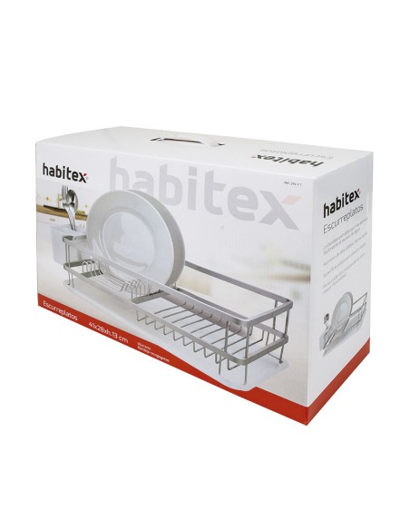 ESCURREPLATOS ALUM.41X28 CM. HABITEX