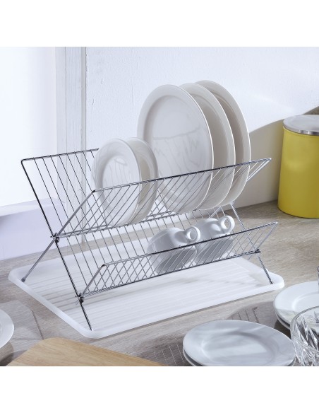 ESCURREPLATOS CROMADO PLEGABLE HABITEX