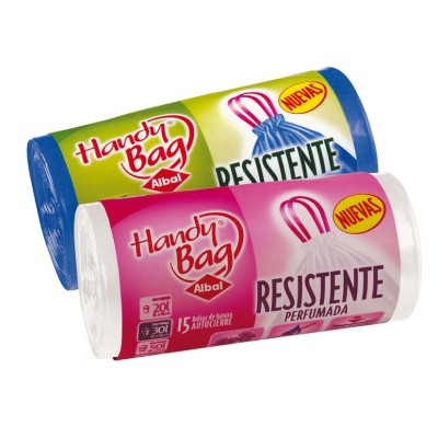 BOLSAS BASURA ANTIBAC.RESIST.15 UN.