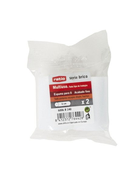 RECAMBIO MINIR. ESPUMA PORO 0, 6CM 2 UNI