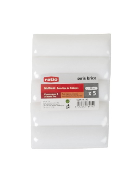 RECAMBIO MINIR. ESPUMA PORO 0,11CM 5 UNI