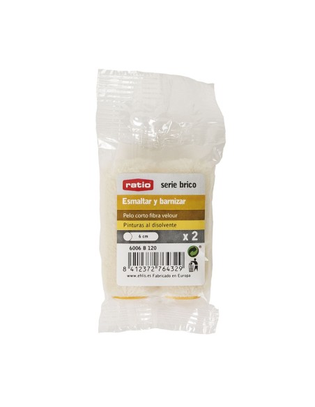 RECAMBIO MINIRODI. VELOUR, 6CM, 2 UNID