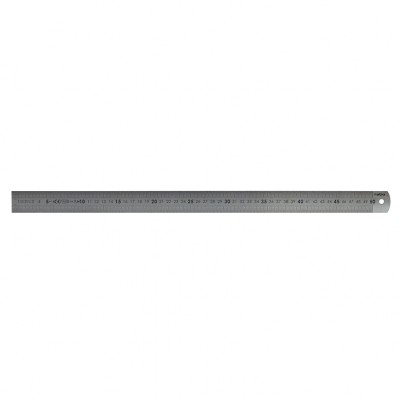 REGLA ACERO INOX.50 CM.RATIO