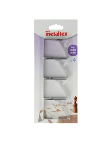 PINZAS SUJETAMANTELES INOX. 4 UNIDADES