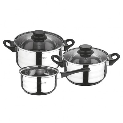 BATERIA COCINA 5P. INOX COOKWARE TOLEDO