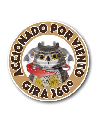 BUHO EÓLICO. AHUYENTA PÁJAROS