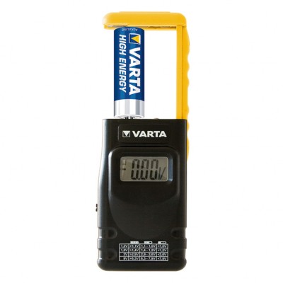 COMPROBADOR DE PILAS VARTA LCD