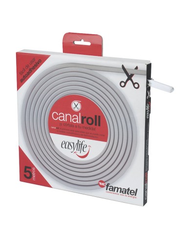 CANALETA ADHESIVA FLEXIBLE 10X10MM 5M