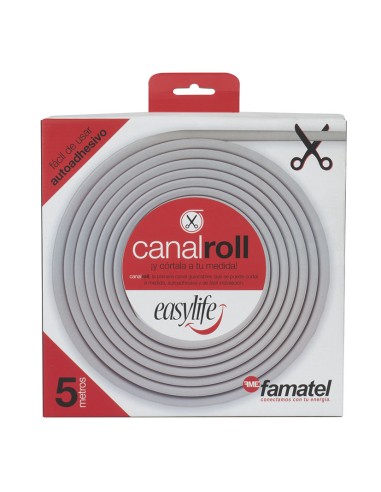 CANALETA ADHESIVA FLEXIBLE 10X10MM 5M
