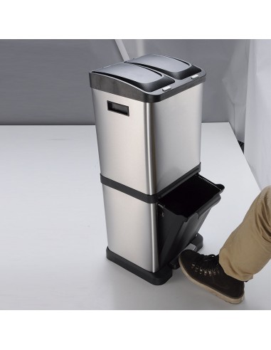 CUBO PEDAL ECOLOGICO  3 COMP. HABITEX