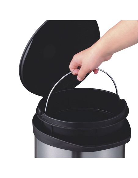 CUBO PEDAL INOX SATIN / PP 5 L. HABITEX