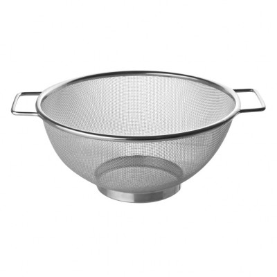 ESCURRIDOR INOX. C/BASE Y ASAS 26 CM. FM