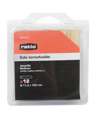 COLA TERMOFUSIBLE TRAN.Ø 11,2X100MM 12UN