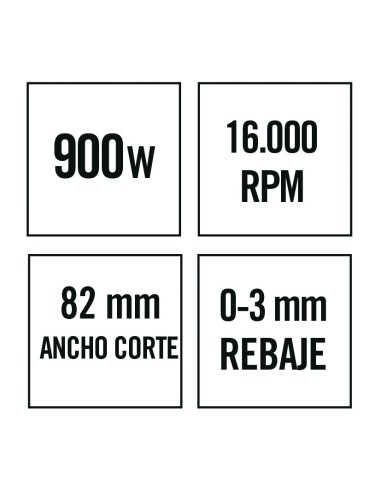 CEPILLO ELÉCTRICO CR 900 NM