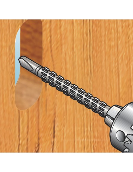 BROCA-RASPA P/MADERA/HIERRO Ø6X85MM.