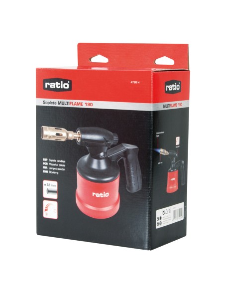 SOPLETE/CANDILEJA CARTUCH.DESECHAB.RATIO