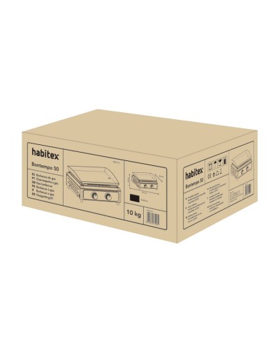 BARBACOA-PLANCHA GAS BT 50. 53X46X23 CM