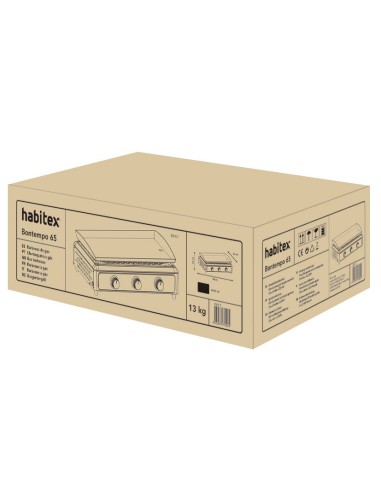 BARBACOA-PLANCHA GAS BT 65. 68X43X25 CM