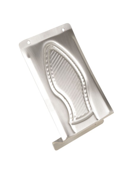 PLACA PISA PUERTA. INOX.