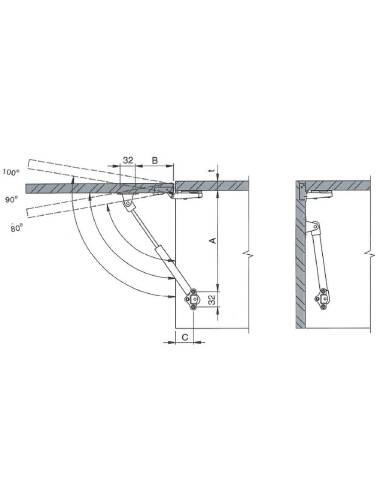 PISTON GAS ELEVABLE. 8 KGS.