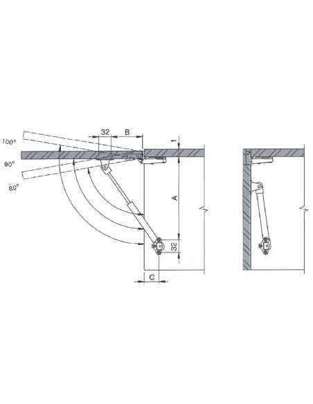 PISTON GAS ELEVABLE. 12 KGS.