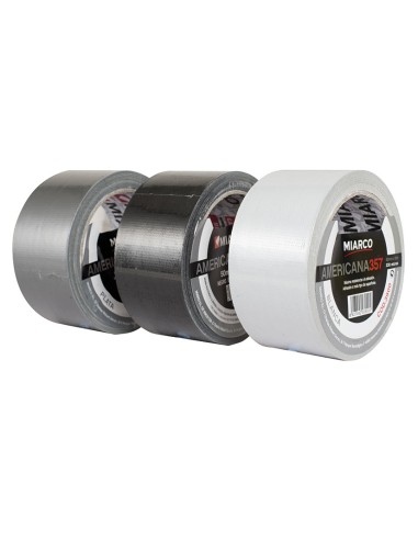 CINTA AMERICANA NEGRA 50X10 M.