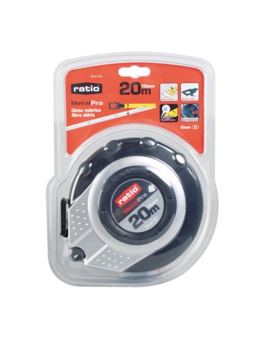 CINTA METRICA 20 MTS.RATIO
