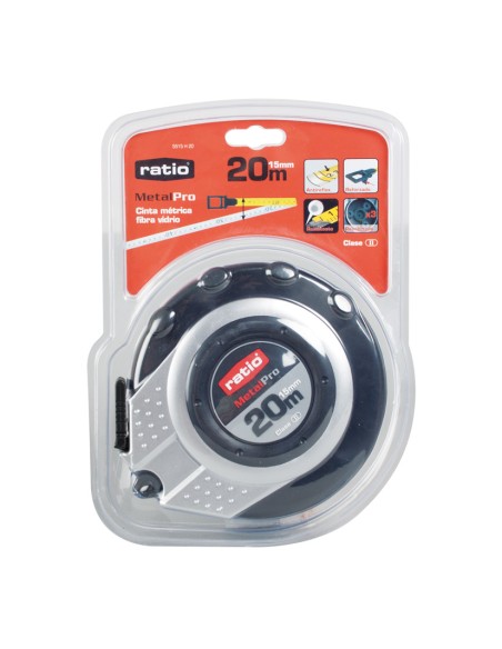 CINTA METRICA 20 MTS.RATIO