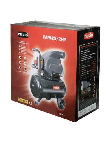 COMPRESOR LUBRICADO RATIO CAM-25/2HP