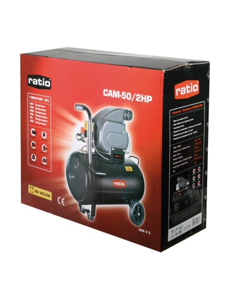 COMPRESOR LUBRICADO RATIO CAM-50/2HP