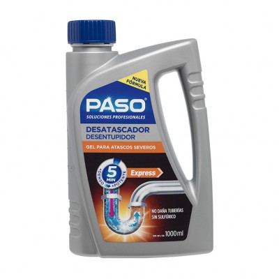 PASO DESATASCADOR GEL PROFESIONAL. 1 L