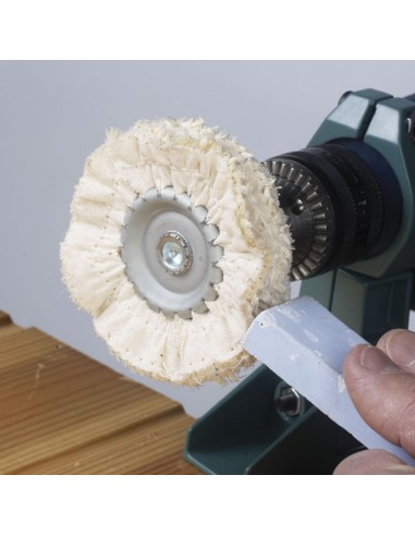 DISCO DE TELA Ø80MM.CON VASTAGO 6MM.