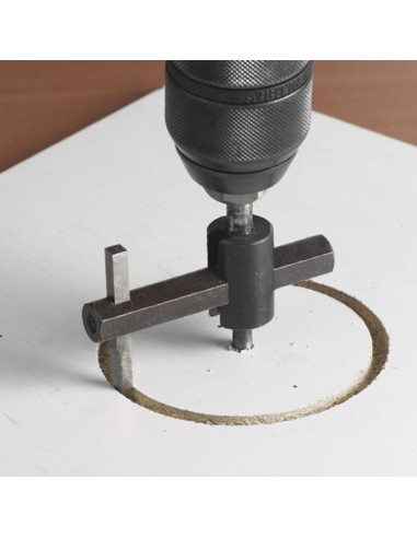 CORTACIRCULOS Ø20/123MM.CON BROCA HSS Ø6