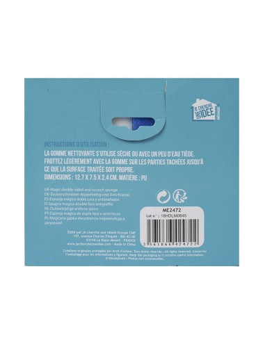 ESPONJA DOBLE CARA ANTIARAÑAZOS, 2 UNID.