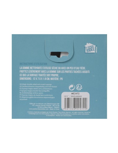 ESPONJA DOBLE CARA ANTIARAÑAZOS, 2 UNID.