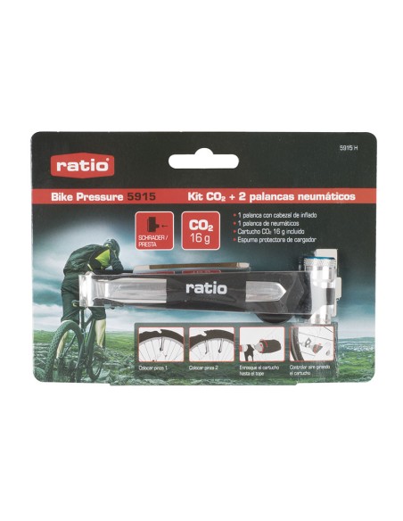 JGO.PALANCAS CUBIERTAS+CABEZA INFL.+CO2