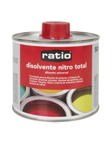 DISOLVENTE UNIV.NITRO TOTAL RATIO 500 ML