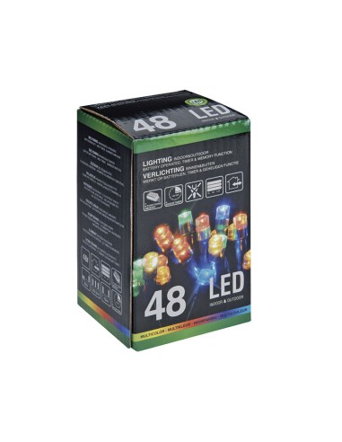 ILUMINACION 48LED INTER. C/BATE. MULTICO