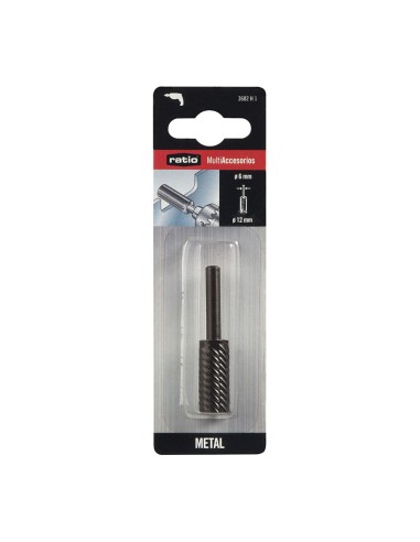 LIMA ROTATIVA CILIND.Ø12X30MM.P/METAL