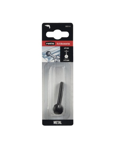 LIMA ROTATIVA ESFERICA Ø15MM.P/METAL