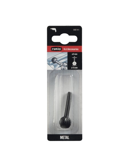 LIMA ROTATIVA ESFERICA Ø15MM.P/METAL