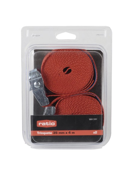 TRINQUETE 35MMX4M C/ MAX.450KG RATIO 2UN