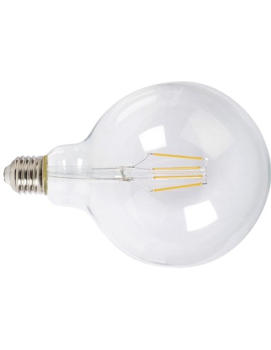 LAMP.LED FILAM.GLOBO G125  8W 6400K TRAN