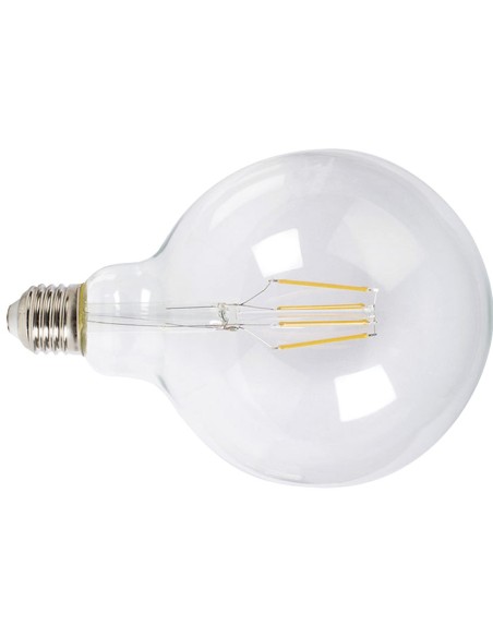 LAMP.LED FILAM.GLOBO G125  8W 6400K TRAN