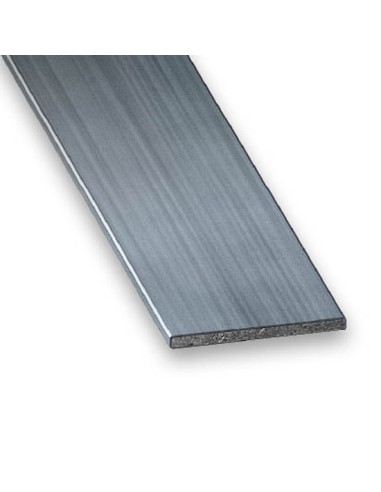 Liso acero estirado barniz 20x2 1m.