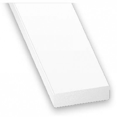 Liso PVC blanco 25x5 1m.