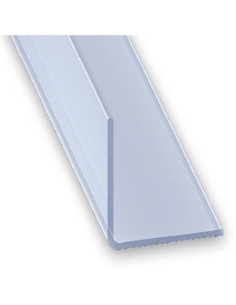 Ángulo igual PVC transparente 20x20x1mm-2m