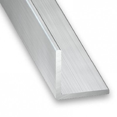 Angulo recto aluminio bruto 25x25x1,5 2m.