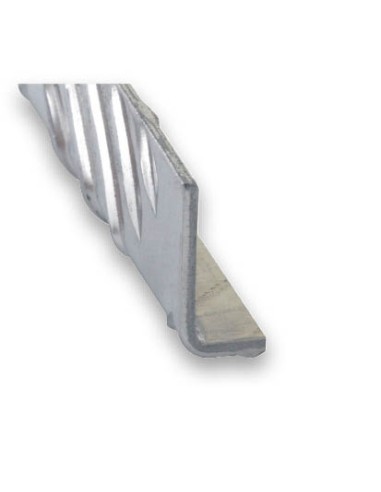 Ángulo desigual ajedrez aluminio bruto 30x50mm-1m